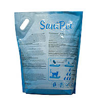 Наполнитель Sani Pet для кошачьих туалетов силикагелевый, 10 л d