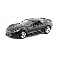 Инерционная машинка CHEVROLET CORVETTE C7 Uni-fortune 554039М масштаб 1:32, Land of Toys