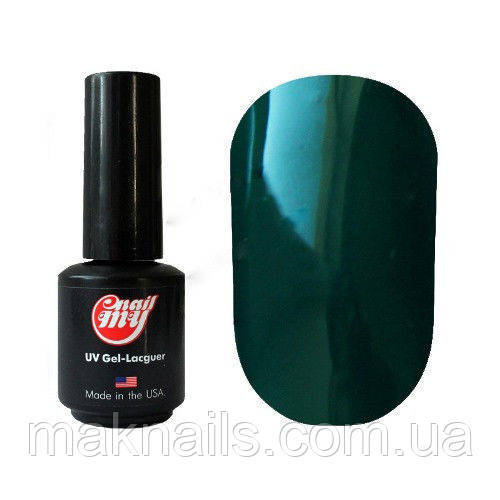 Гель-лак My Nail System №42 темно-зелений емалевий 9мл