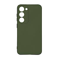Чехол Silicone Cover Full Camera (A) для Samsung Galaxy S23 (S911) Цвет 71.Dark Green g