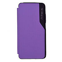 Чохол книжка Business Fabric для Samsung A03s 2021 A037F Колір 9, Purple g