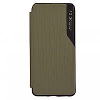 Чохол книжка Business Fabric для Samsung M52 2021 M526B Колір 8, Green g