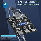 DT3 Тестер кабелів Плата перевірки кабелю передачі даних iOS Android Type-C Micro USB, фото 8