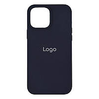 Чохол Silicone Case Full Size (AA) для iPhone 13 Pro Max УЦІНКА після гравіювання Колір 08.Dark blue g