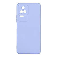 Чехол Full Case TPU+Silicone Touch No Logo для Xiaomi POCO F4 4G/5G Цвет 39, Elegant Purple g