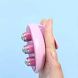 Масажер ручний, для косметологічних цілей, антицелюлітний рук, ніг для схуднення. Cellulite Massage. Синій, фото 4