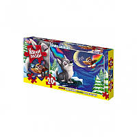 Мягкие пазлы "Волк" Danko Toys S20-09-12, 20 элементов, Land of Toys