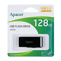 USB флеш-наувач 3.2 Apacer AH350 128gb Колір Чорний g