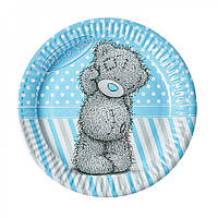 Набор бумажных тарелок "Мишка" голубой Party 7038-0036, 10 шт, Land of Toys