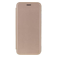 Чехол-книжка кожа для Samsung А22 Цвет Gold g