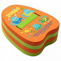 Доска для плавания детская Zoggy 321221 оранжево-салатовая, Land of Toys