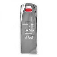 USB Flash Drive T&amp;G 8gb Chrome 115 Цвет Стальной g