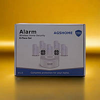 Умная сигнализация AGSHome, система домашней охранной сигнализации, комплект из 8 предметов.
