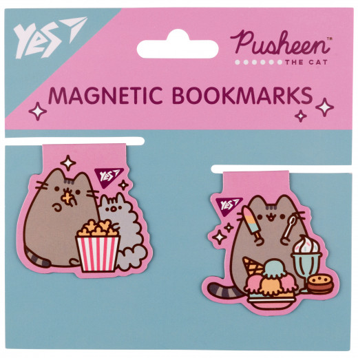 Закладки магнітні YES Pusheen candy, 2шт