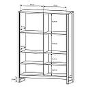 Вітрина низька у вітальню з ЛДСП 4D2W/109 Arden (Garden) Perfect Home, фото 2