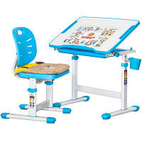 Парта зі стільцем Evo-kids Blue (Evo-06 Ergo BL)