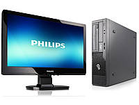 ПК+Монітор Fujitsu Esprimo E500 SFF/ Core i3-2120/ 8 GB RAM/ 120 GB SSD/ HD 2000 + Phil 160E 16" 1366x768