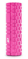 Роллер масажер (валик, ролик) Hop-Sport EVA 45см рожевий g