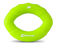 Эспандер силиконовый овальный 13,6 кг Hop-Sport HS-S013OG зеленый g