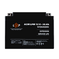 Акумулятор AGM LPM 12V - 26 Ah g