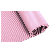 Килимок (мат) для йоги та фітнесу Gymtek NBR 1см рожевий g