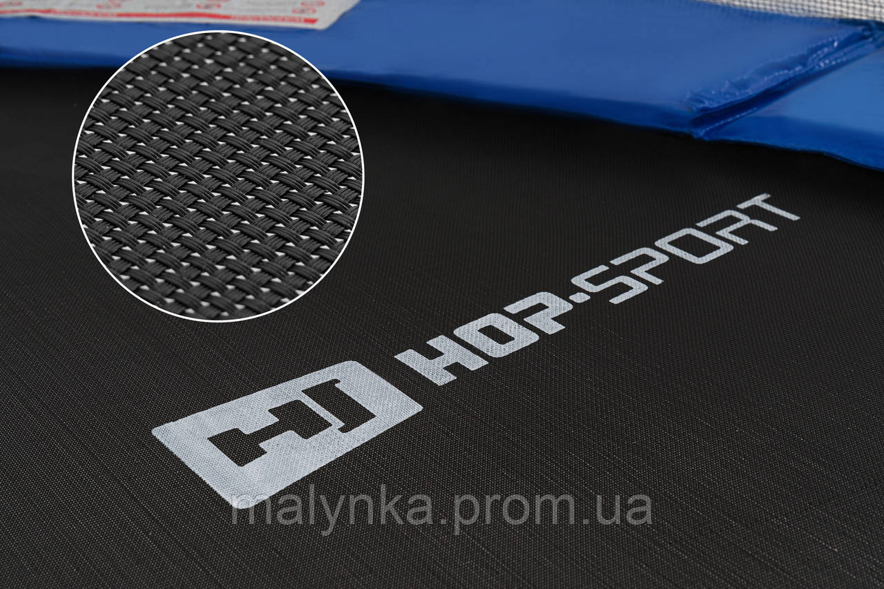 Батут Hop-Sport 12ft (366см) черно-синий с внешней сеткой g - фото 8 - id-p2207658775