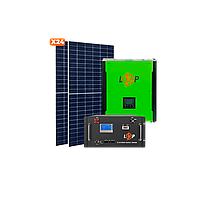 Сонячна електростанція (СЕС) Преміум + GRID 3Ф 10kW АКБ 11kWh LiFePO4 230 Ah g