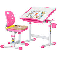 Парта зі стільцем Evo-kids Pink (Evo-06 Ergo PN)