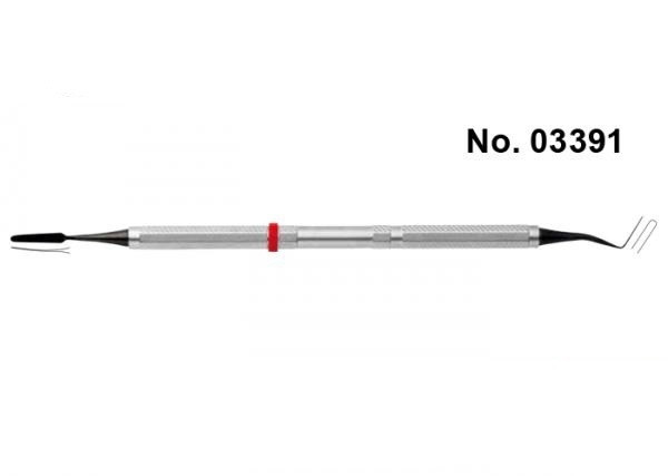 Прасування TMDU2 #1 для композитів двостороння червона ручка товщина 0,2 мм, фото 1