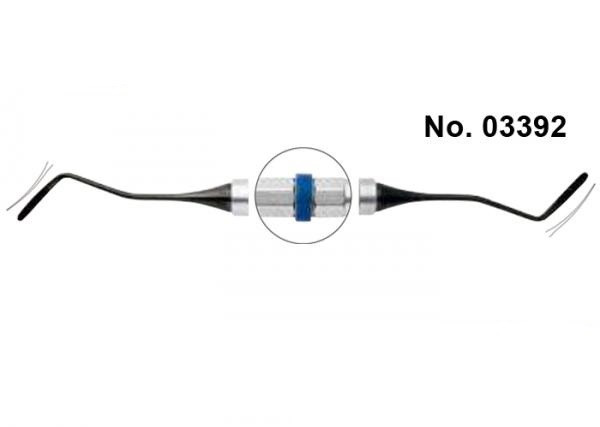 Прасування TMDU2 #2 для композитів двостороння блакитна ручка товщина 0,1 мм, фото 1