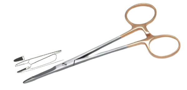 Голкотримач із ножицями S 145 мм прямий, фото 1