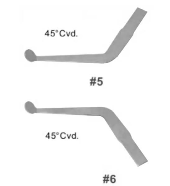 Дзеркало металеве Micro набір 2 шт #5 #6 d 4 мм, фото 1