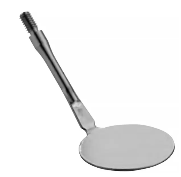 Дзеркало металеве двостороннє 21 мм, фото 1