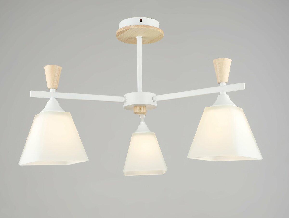 Люстра декоративна Sirius B N5663/3 WT+WOOD