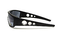 Окуляри захисні Global Vision Rivet (silver mirror) Anti-Fog, дзеркальні сірі, фото 4