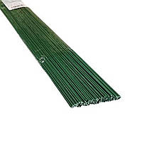 Проволока флористическая для стволов D=2мм 40см, зеленая (100шт/уп)