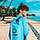 Гермомішок TSUNAMI Dry Pack 20 л водозахисний Sky Blue (P-5905973400022), фото 6