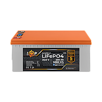 Аккумулятор LP LiFePO4 25,6V - 230 Ah (5888Wh) (BMS 200A/100А) пластик LCD Smart BT g