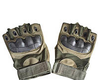 Тактические перчатки без пальцев с усиленной защитой для костяшек Защитные перчатки без пальцев