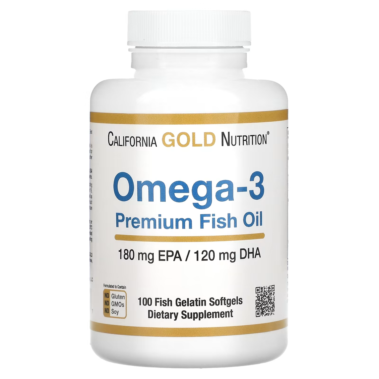 Риб'ячий жир преміум класу Omega-3 Premium Fish Oil - 100 софтгель