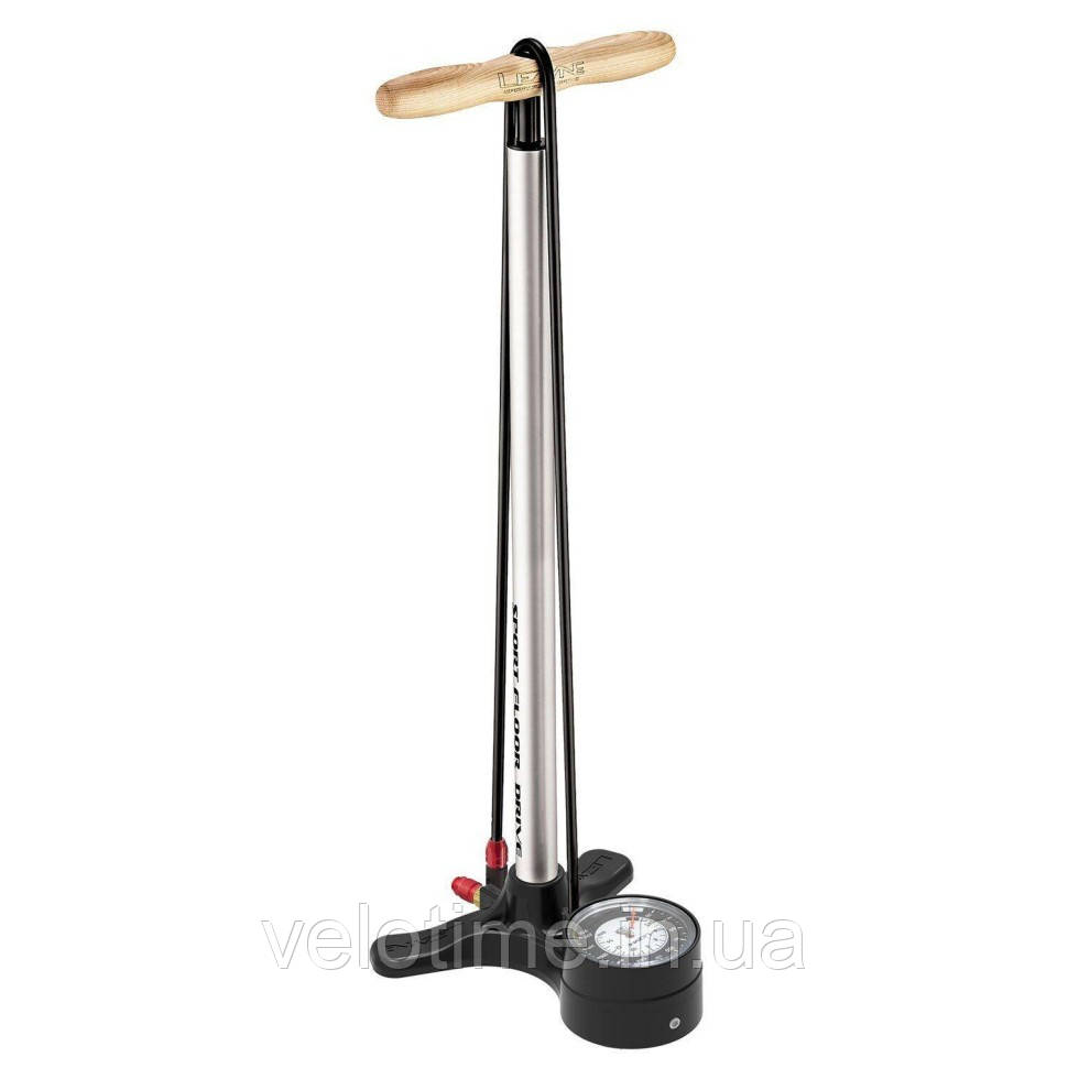 Насос Lezyne SPORT FLOOR DRIVE 3.5 (сріблястий), фото 1