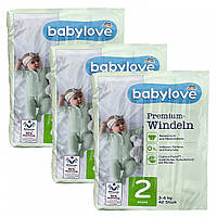 Детские одноразовые подгузники Babylove Premium 2 mini (3-6) кг 126 шт z118-2024