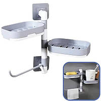 Настінна полиця-мильниця Rotary Drawer Type Soap Box