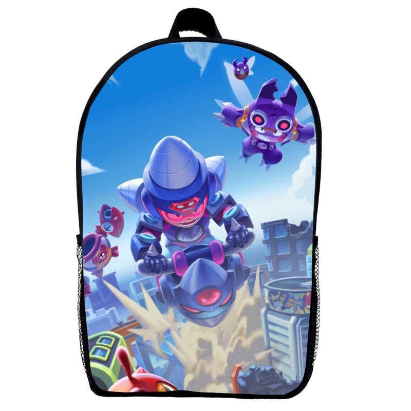 Рюкзак Бравл Старс дитячий (Gear bag Brawl Stars mini 013) чорний, 29 х 21 х 9 см, фото 1