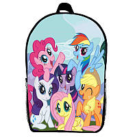 Рюкзак Мой маленький пони детский (Gear bag My little pony mini 06) черный, 29 х 21 х 9 см