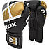 Боксерські рукавиці RDX F7 Ego Black Golden 16 унцій (капа у комплекті), фото 3