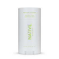 Дезодорант твёрдый Native Deodorant Key lime & Sugar унисекс (75 гр) без алюминия и без спирта