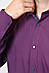 Сорочка чоловіча фіолетового кольору розмір М 161392S, фото 4