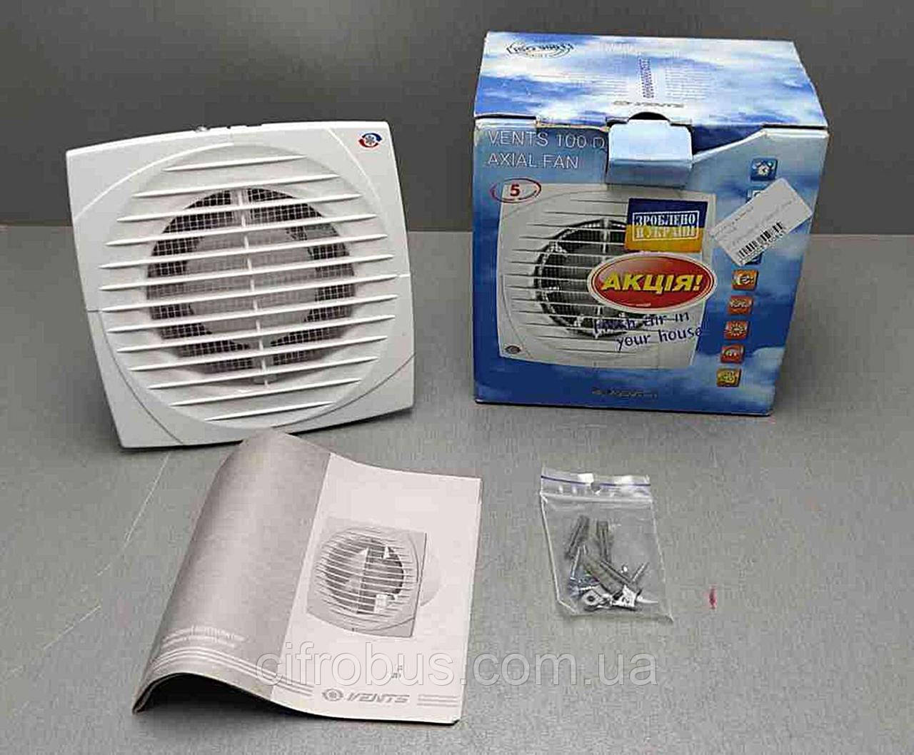 Вентилятор витяжний Б/У Vents 100 Д