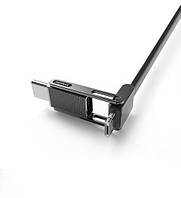 Combo 3-in-1 кабель Lightning/microUSB/Type-C USB, 1м tarnish Gplex RC-070th Remax 370101 g